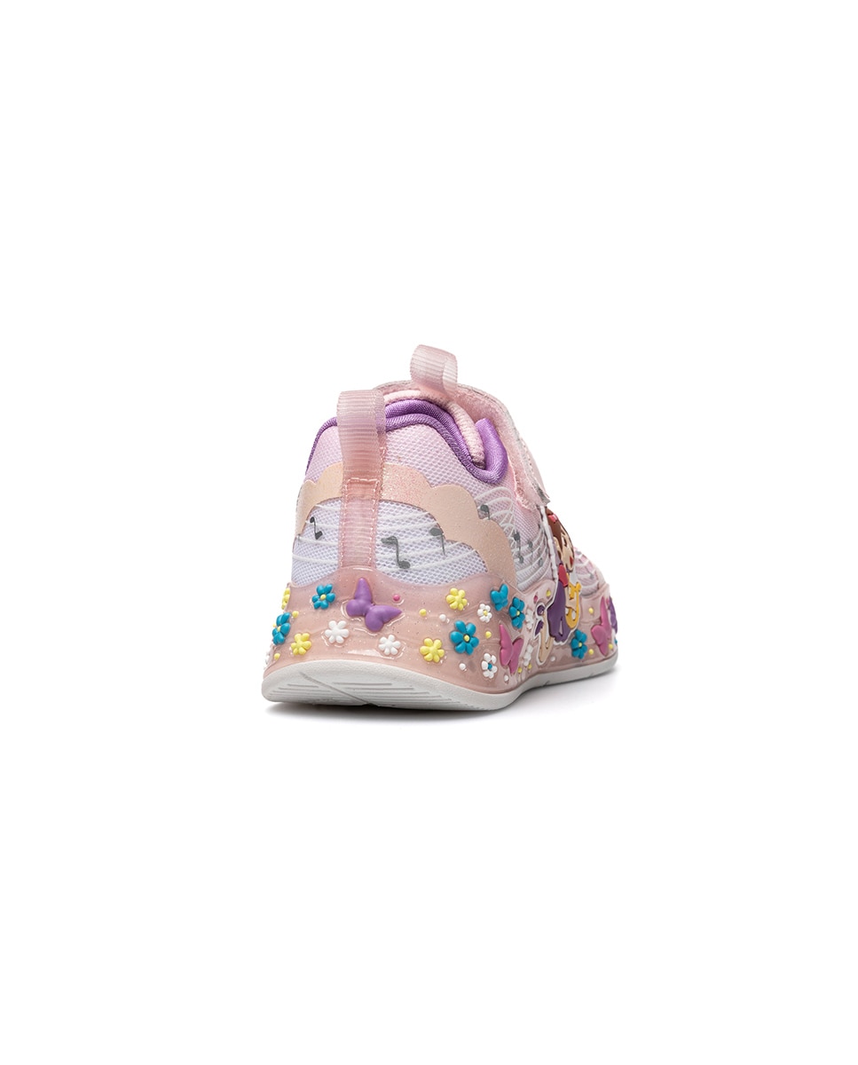 Sapatilhas Desportivas Pablosky com Velcro Rosa-4