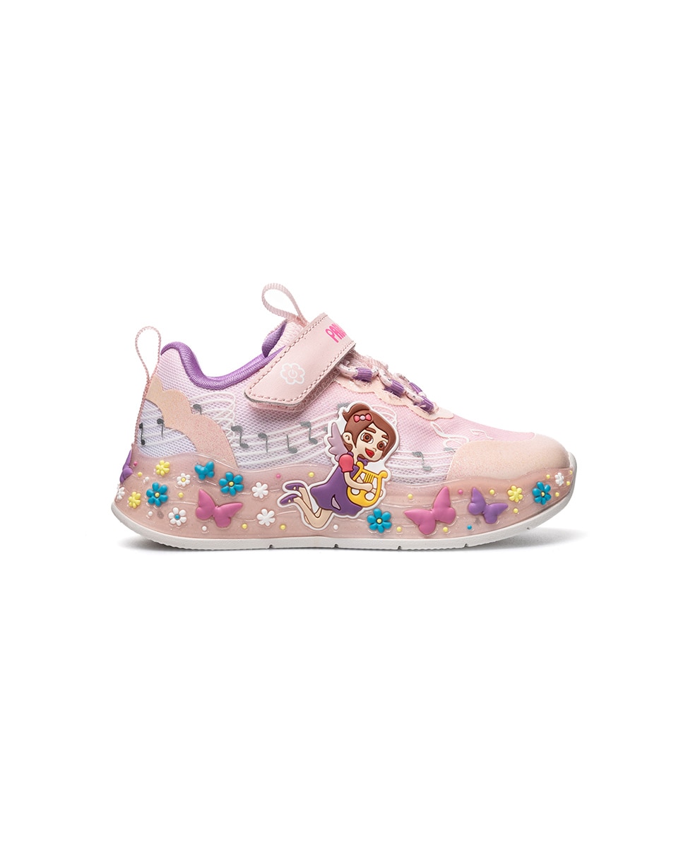 Sapatilhas Desportivas Pablosky com Velcro Rosa-6