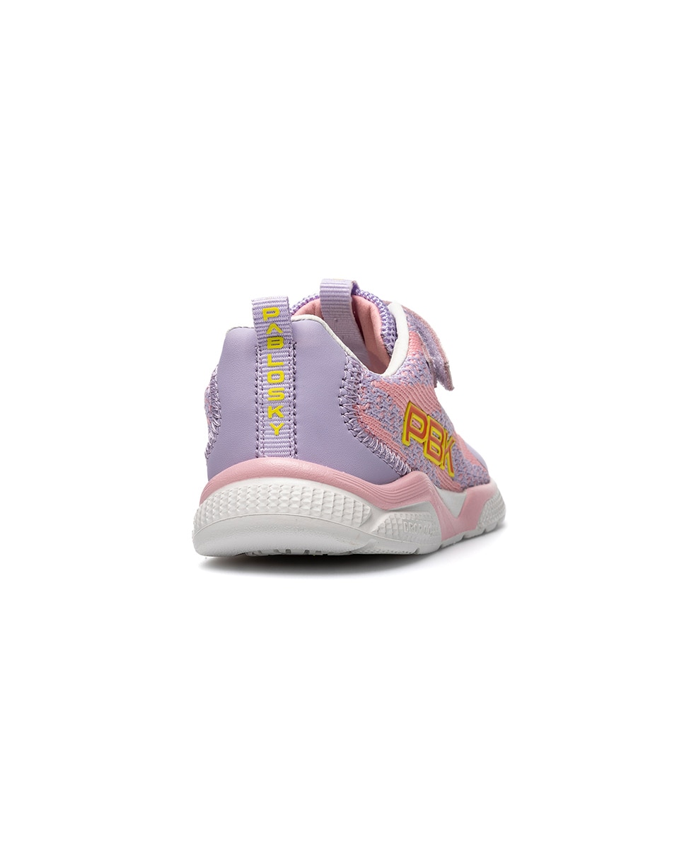 Sapatilhas Desportivas Barefoot com Velcro Pablosky Rosa-claro-6