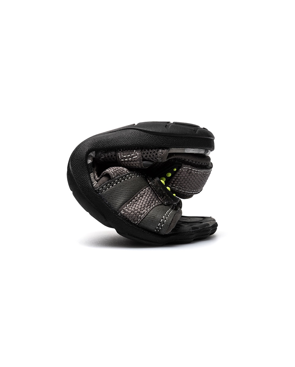 Sandálias Abertas Infantil com Velcro Preto-2