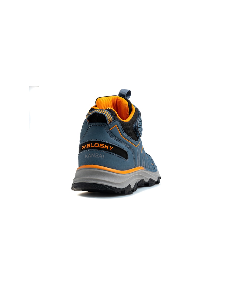 Sapatilhas Desportivas Infantil Pablosky com Velcro Cinzento-5