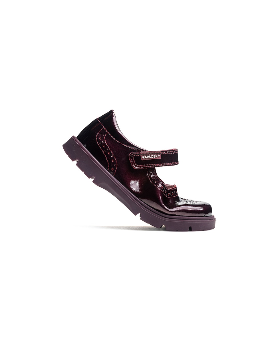 Sabrinas com Fecho Aderente Roxo-7