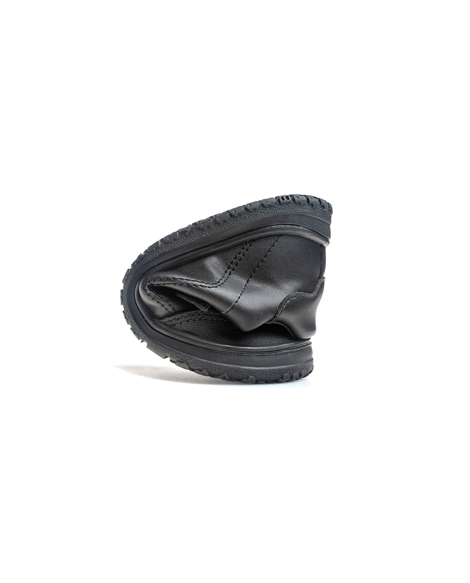 Mocassins Infantil Pablosky Barefoot com Velcro para a Escola Preto-2