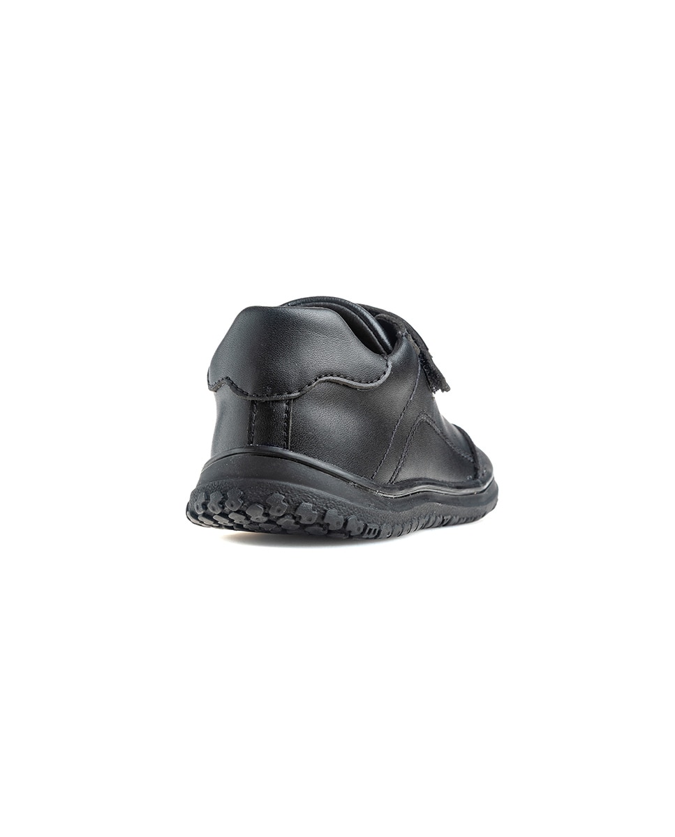 Mocassins Infantil Pablosky Barefoot com Velcro para a Escola Preto-7