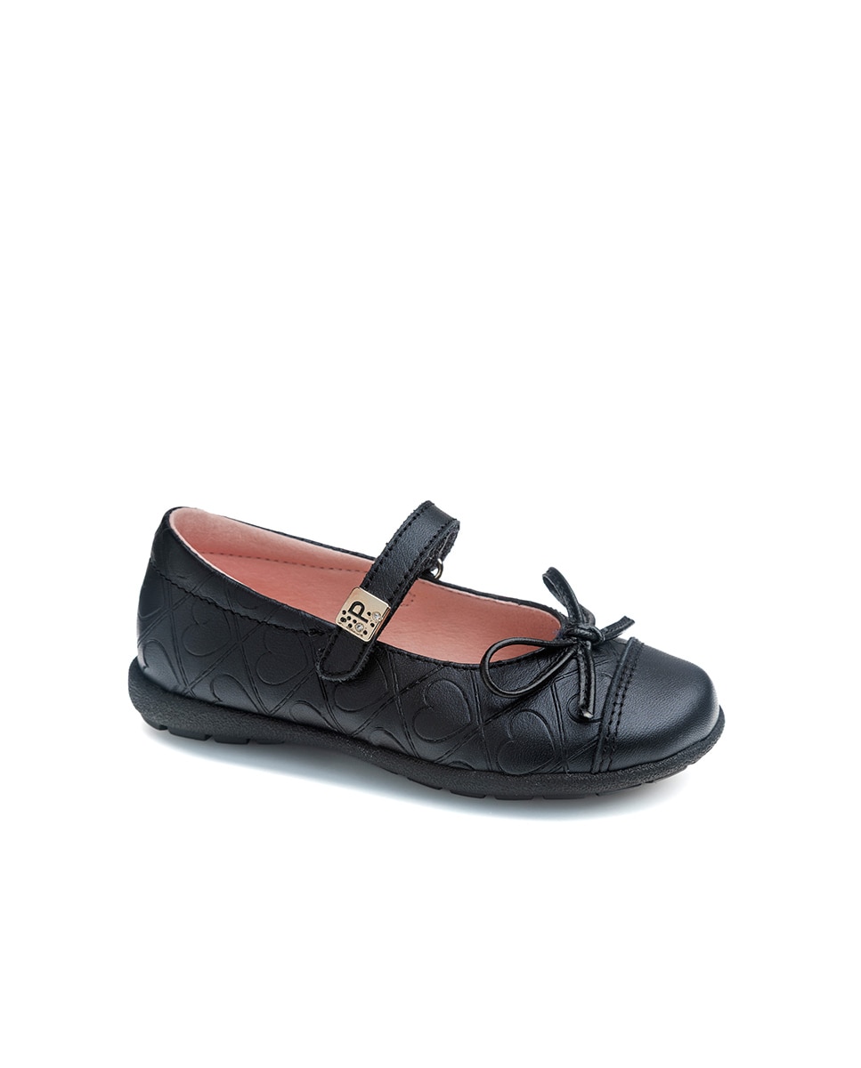 Imagem 0 de Sapatos de Presilha Infantil Pablosky de Pele com Velcro