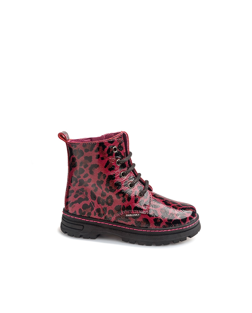Imagem 0 de Botins Pablosky de Pele com Fecho Zip