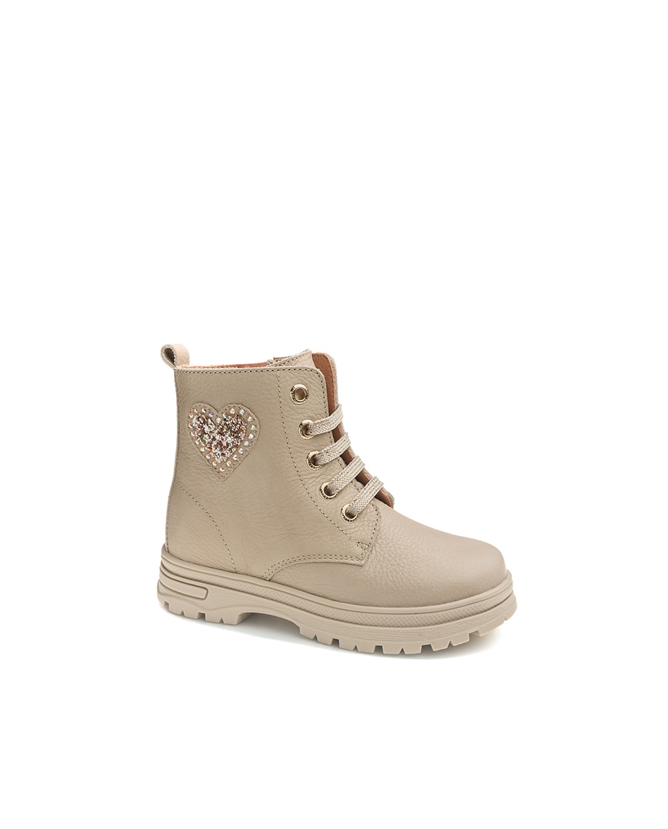 Imagem 0 de Botins Pablosky de Pele com Fecho Zip