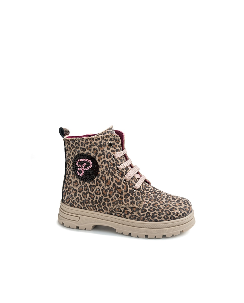 Imagem 0 de Botins Pablosky de Pele com Fecho Zip