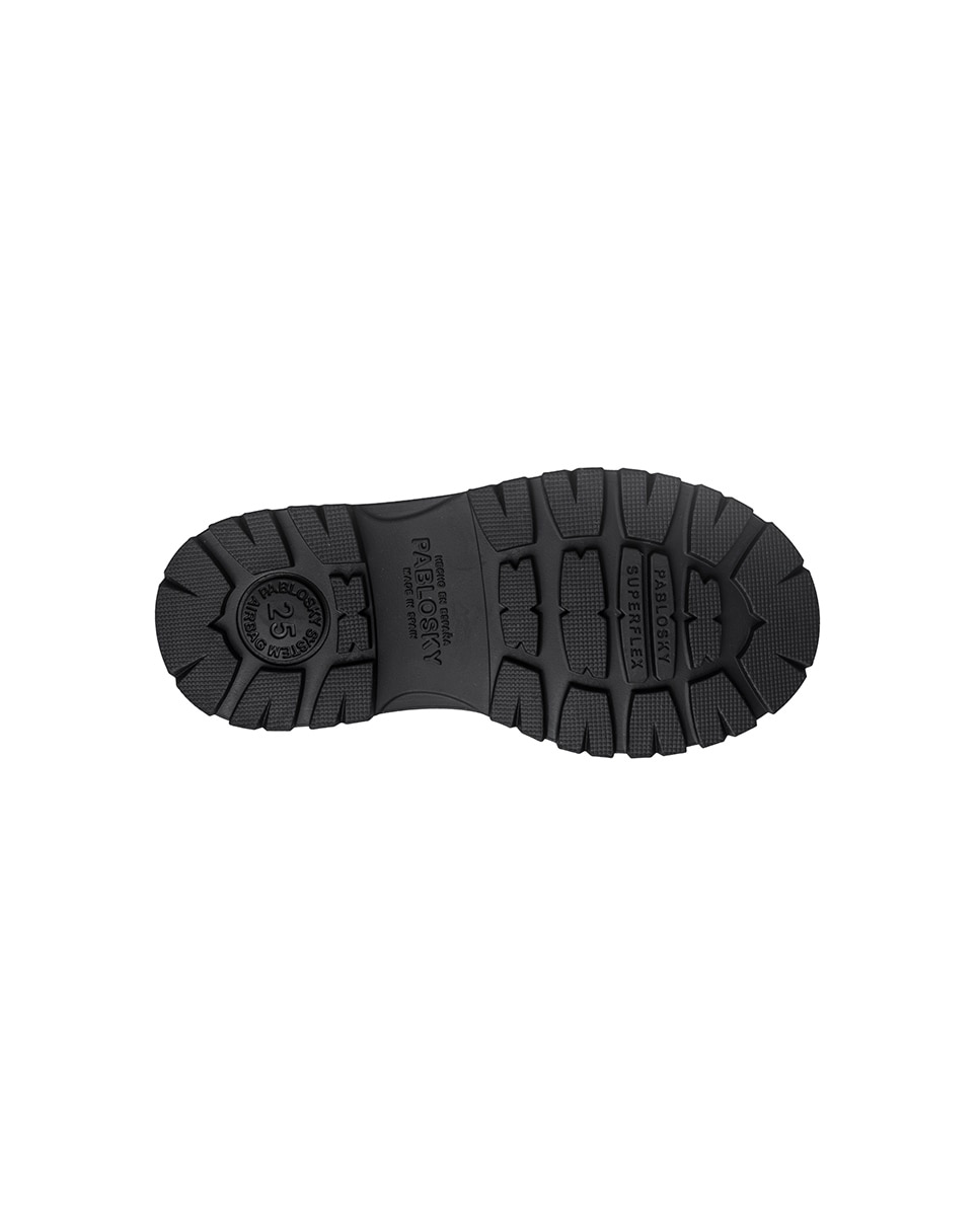 Botins Infantil Pablosky com Fecho Zip Preto-3