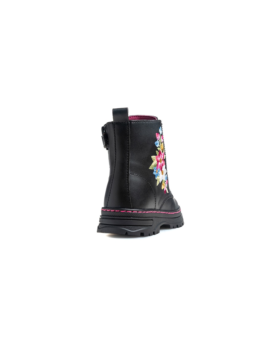 Botins Infantil Pablosky com Fecho Zip Preto-5