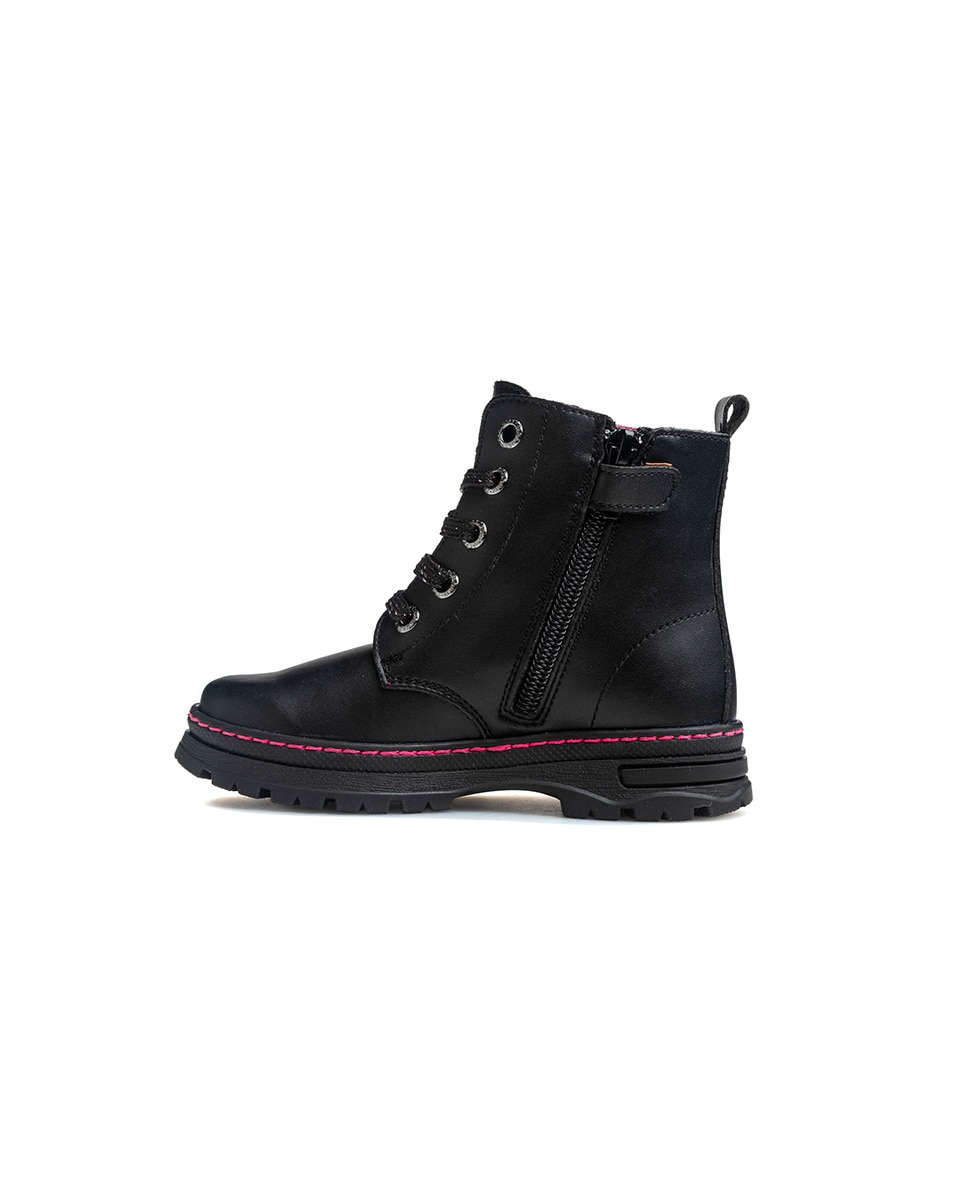 Botins Infantil Pablosky com Fecho Zip Preto-6