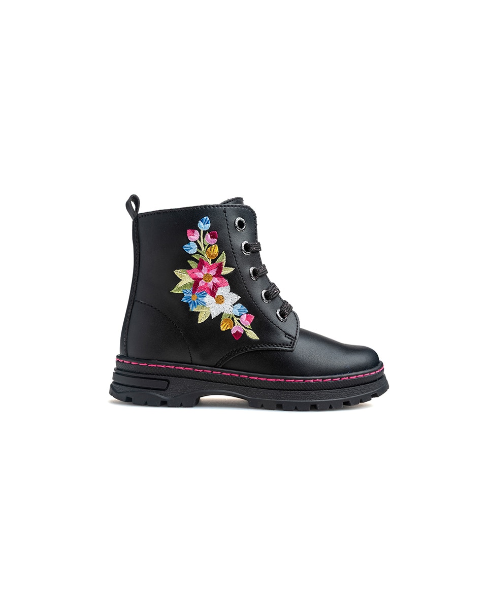 Botins Infantil Pablosky com Fecho Zip Preto-8