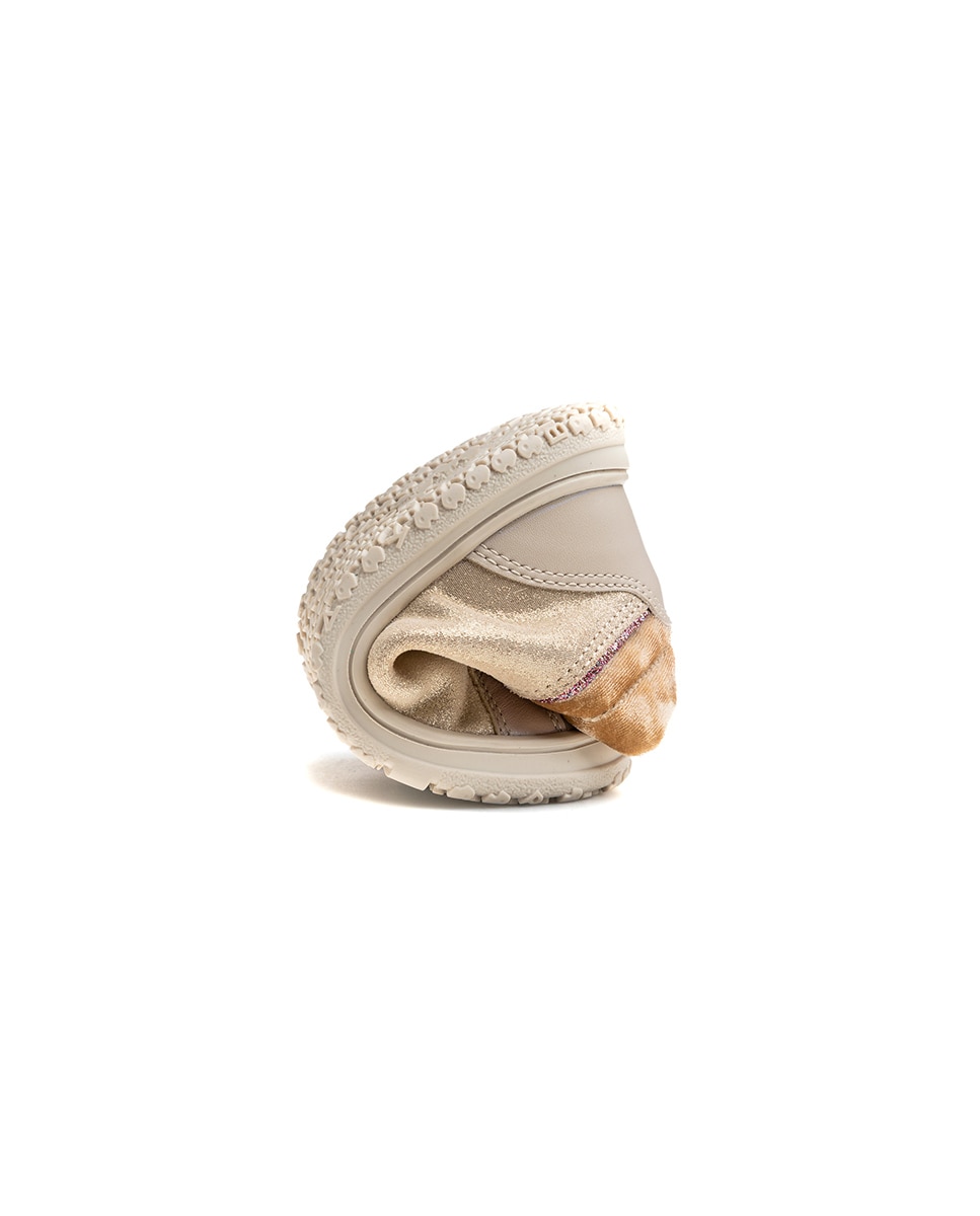 Botins Infantil Pablosky Barefoot com Fecho Zip Natural-2