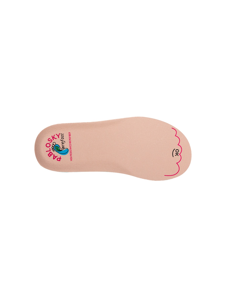 Botins Infantil Pablosky Barefoot com Fecho Zip Natural-5