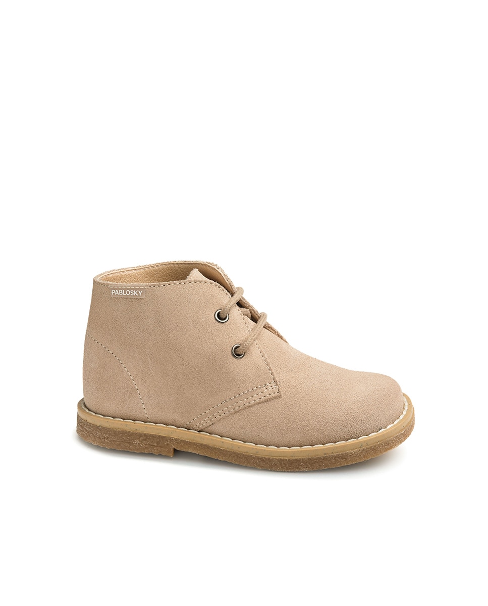 Imagem 0 de Botas Infantil Pablosky de Pele com Atacadores