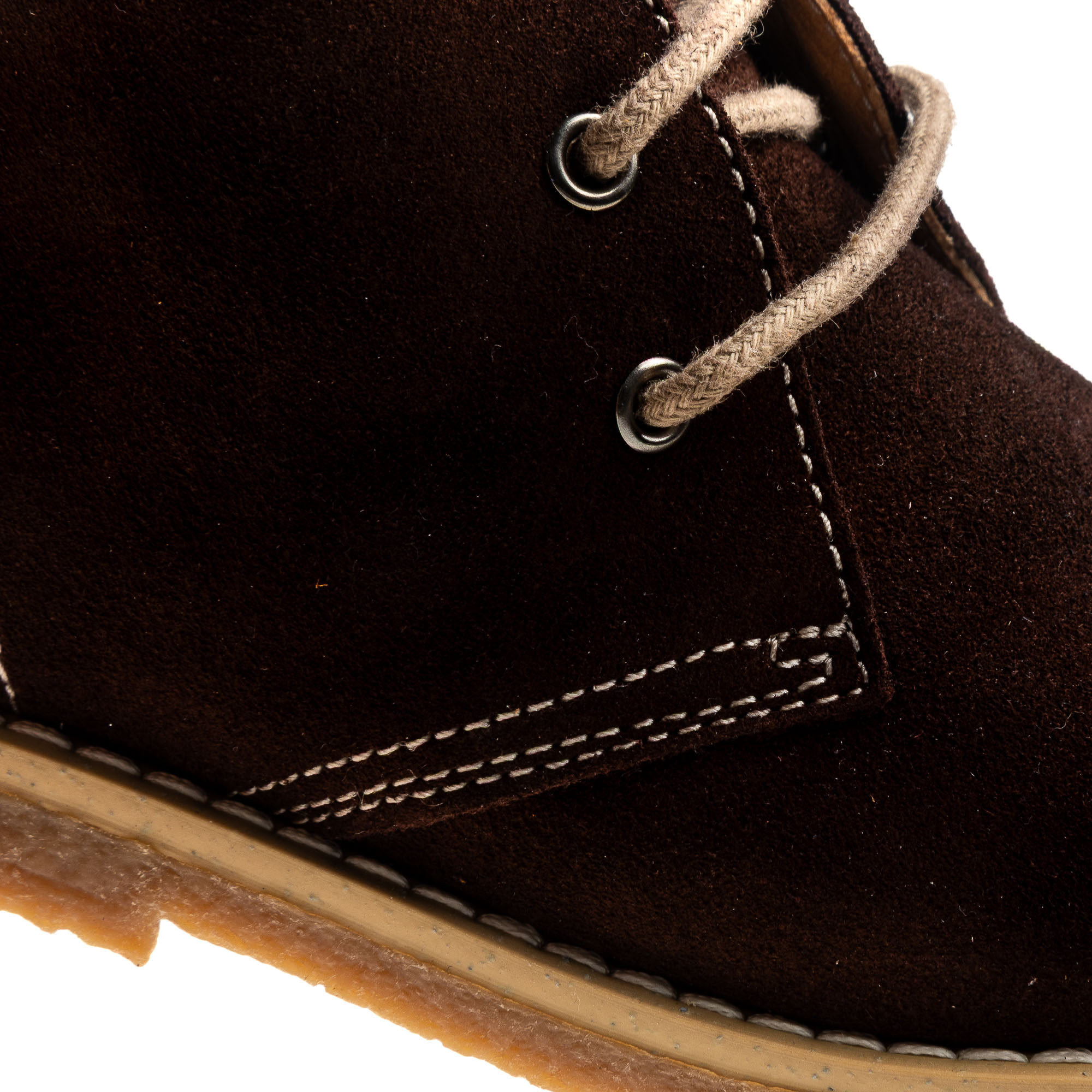 Botas Infantil Pablosky de Pele com Atacadores Castanho-3