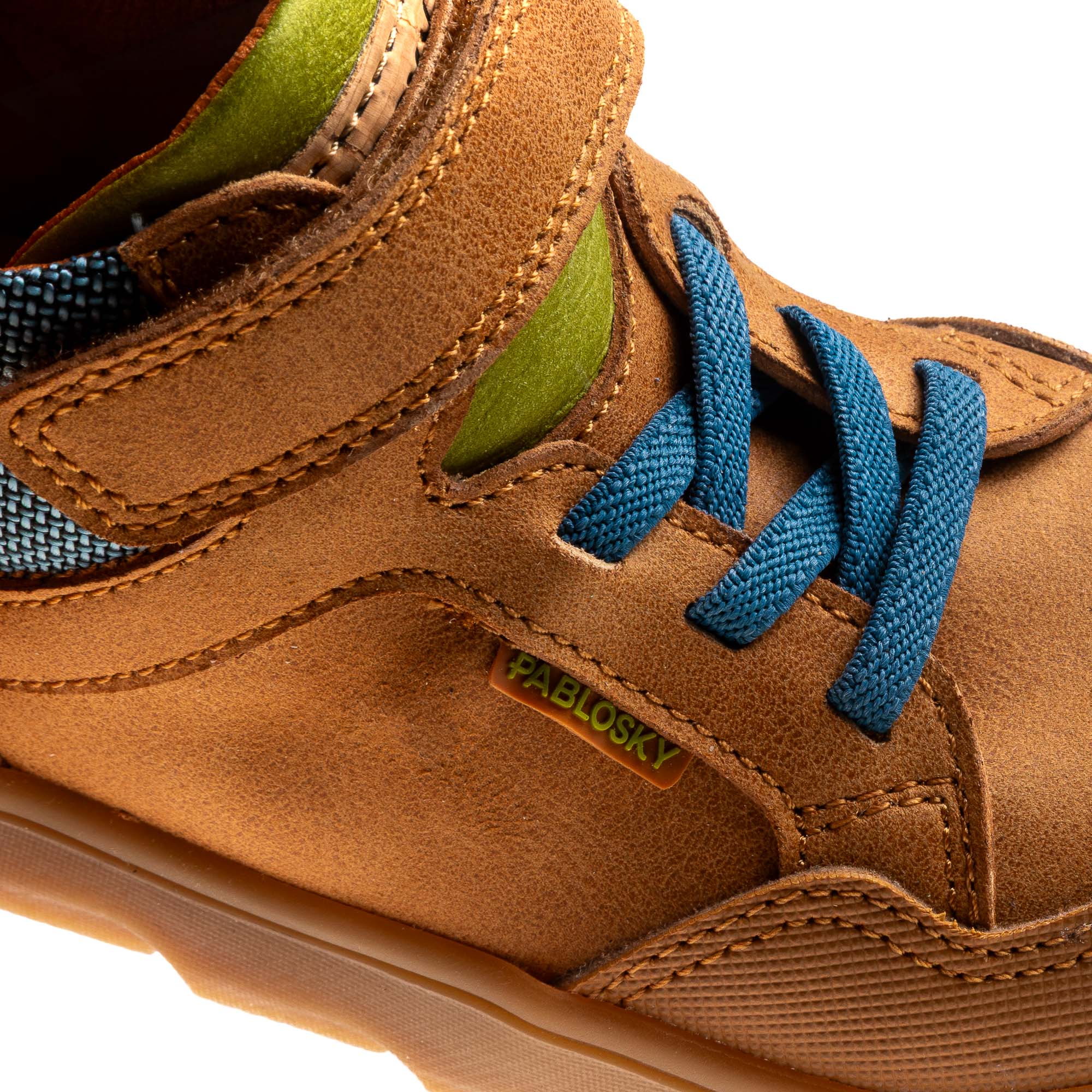 Botas Infantil Pablosky Barefoot com Velcro Natural-3