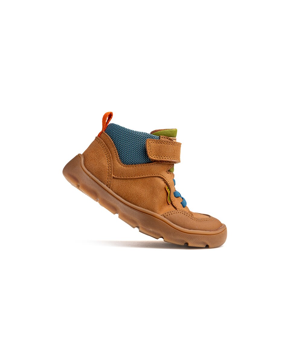 Botas Infantil Pablosky Barefoot com Velcro Natural-8