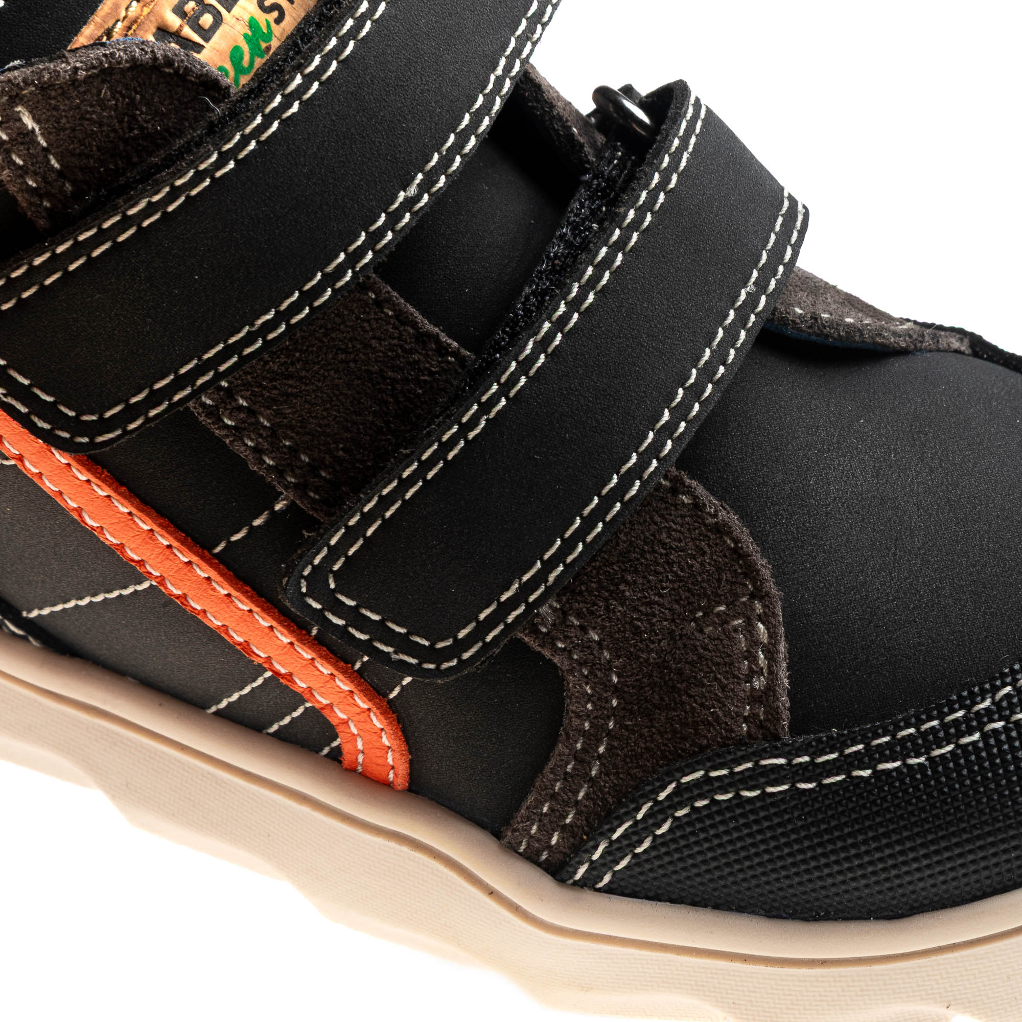 Botas Infantil Pablosky Barefoot com Velcro Preto-3