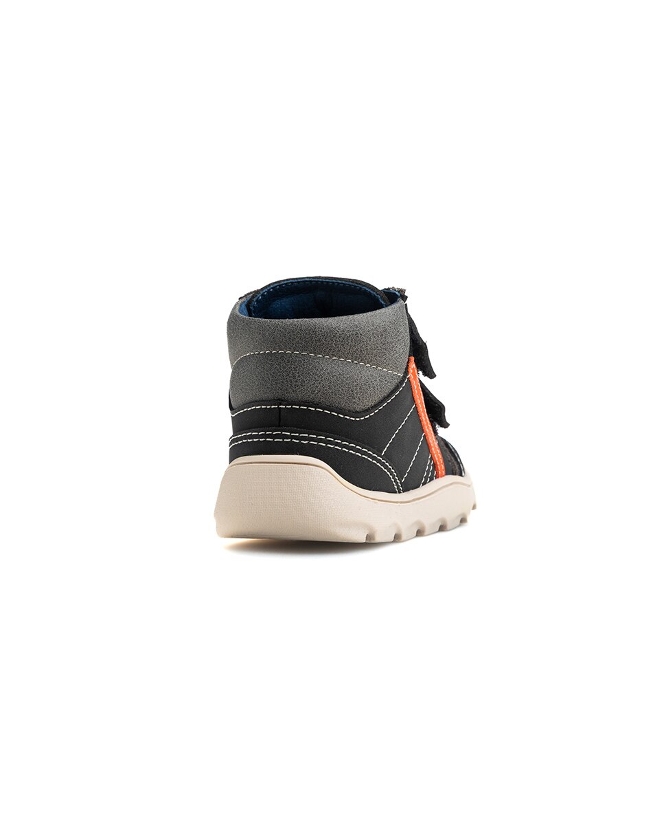 Botas Infantil Pablosky Barefoot com Velcro Preto-7