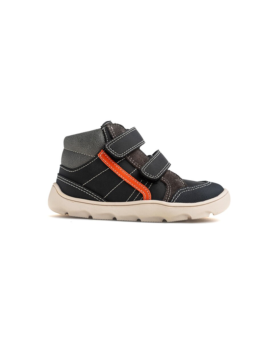 Botas Infantil Pablosky Barefoot com Velcro Preto-9
