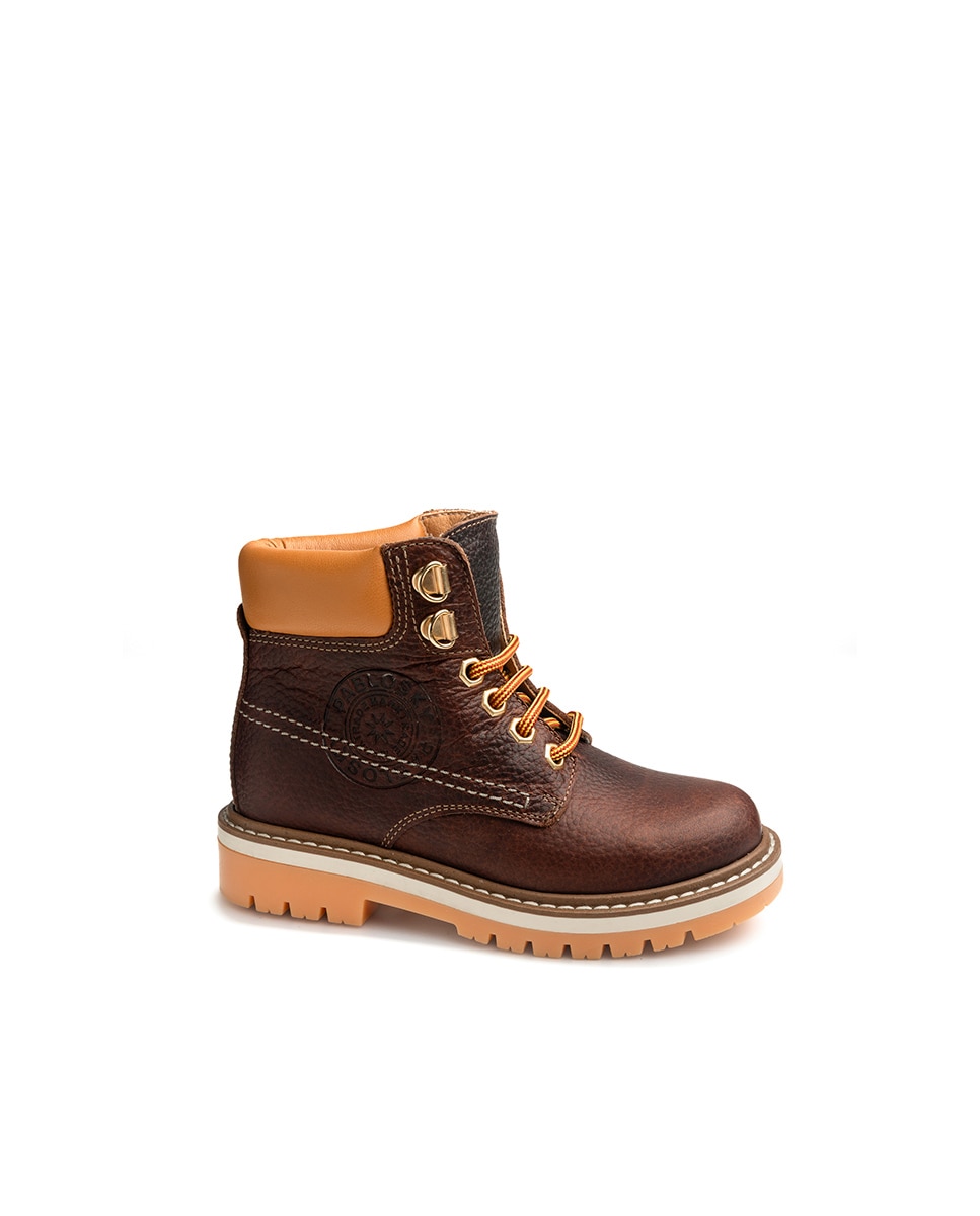 Imagem 0 de Botas Pablosky de Pele com Cordões