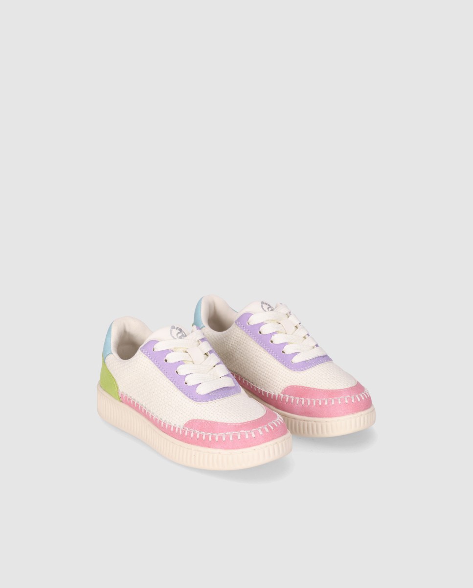 Sapatilhas Desportivas com Atacadores e Combinação de Materiais Chika10 Kids Multicolor-2