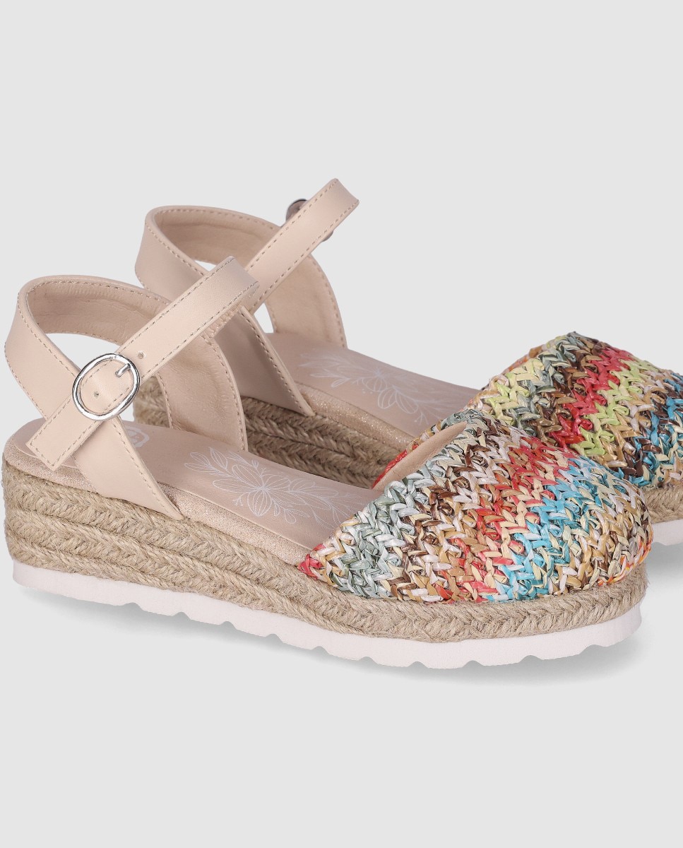Alpercatas com Biqueira Fechada Redonda e Fecho de Fivela Chika10 Kids Multicolor-5