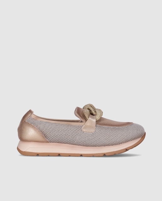 Imagem 0 de Sapatos em Pele com Malha Transpirável e Biqueira Redonda