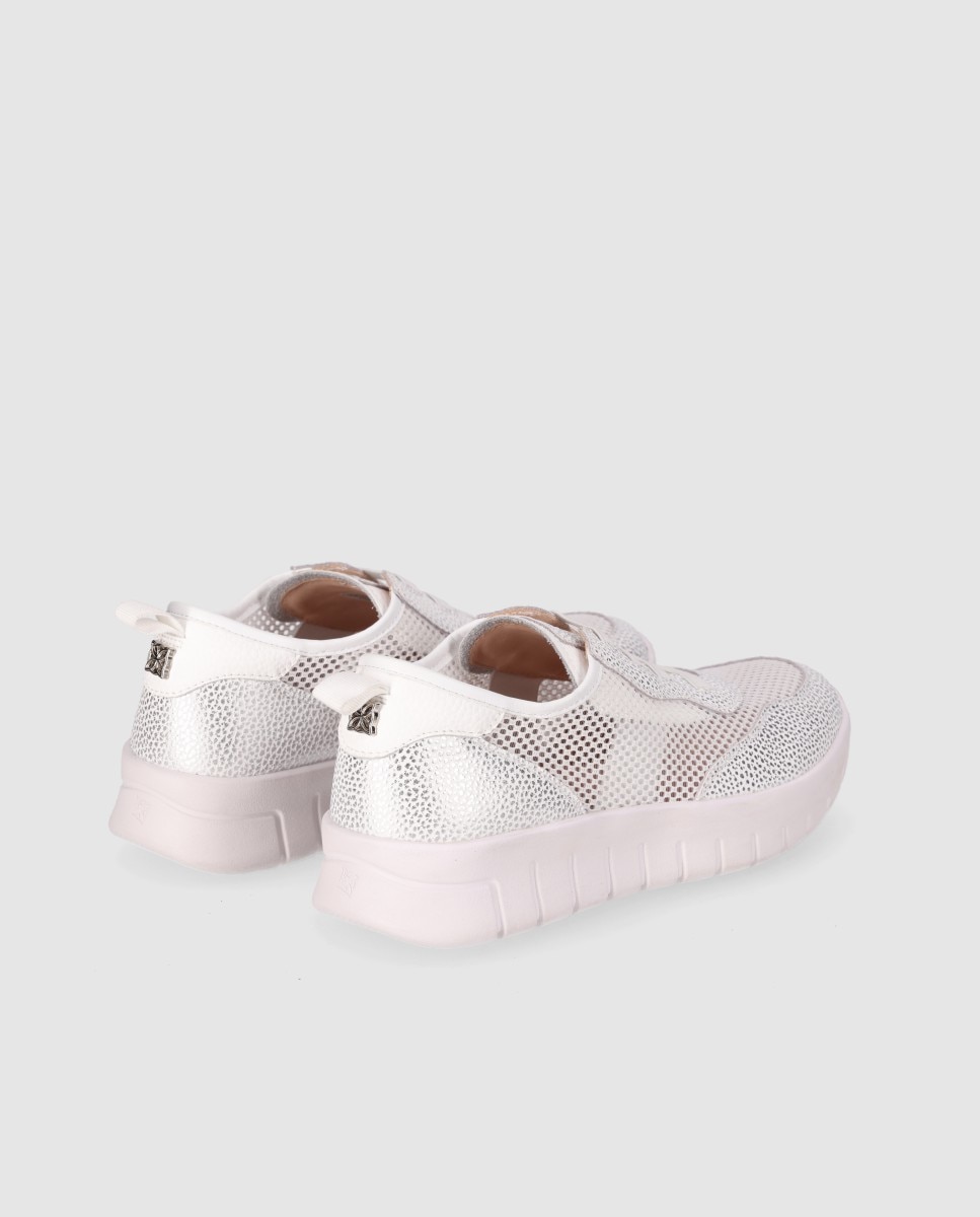 Sapatilhas Confort com Design Desportivo e Palmilha Acolchoada Branco-3
