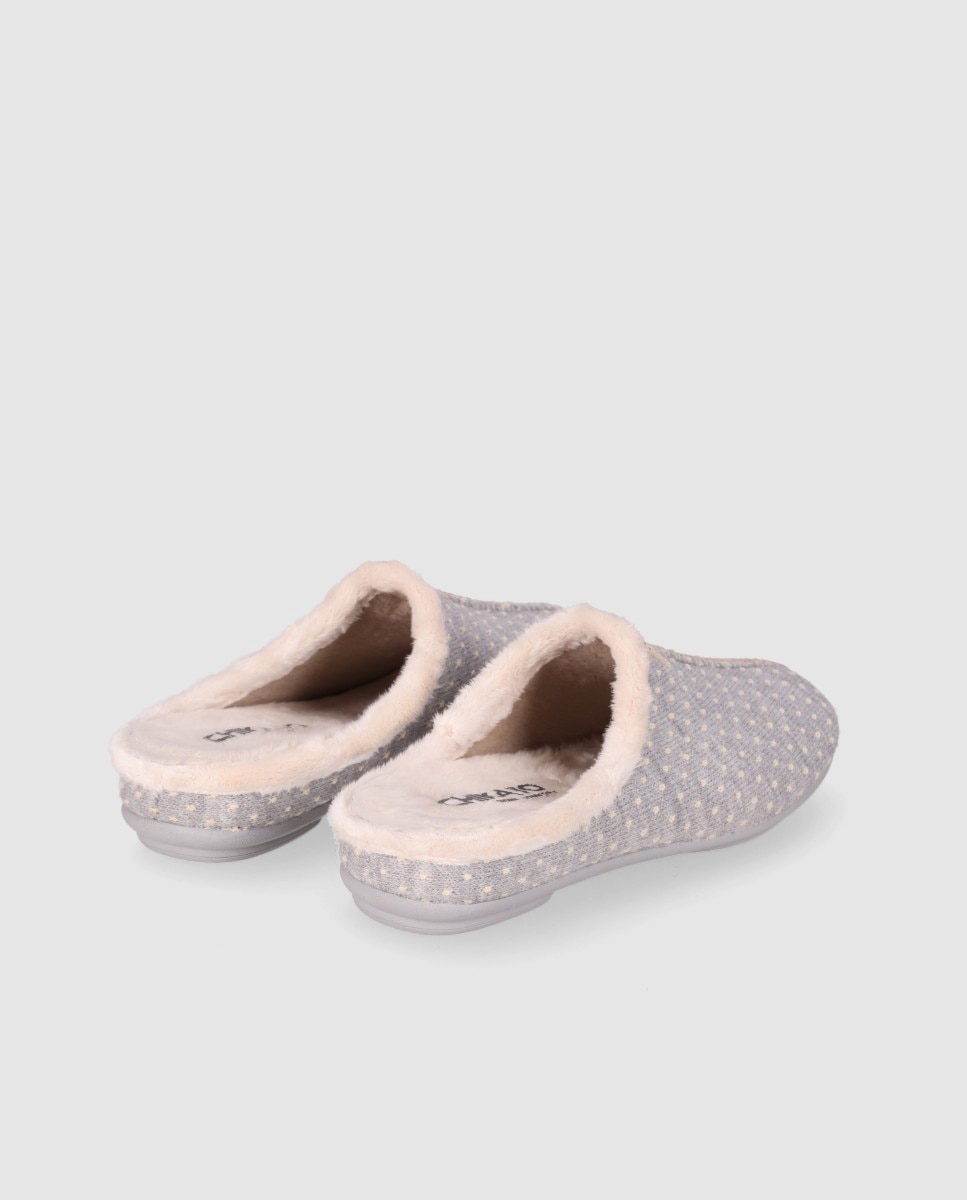 Pantufas com Interior Acolchoado e Sola Leve Cinzento-3