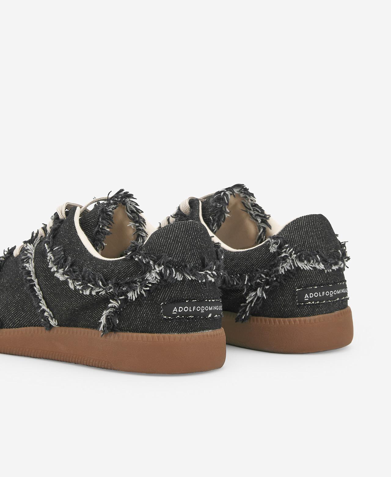 Sapatilhas Desportivas com Atacadores - Preto Preto-3