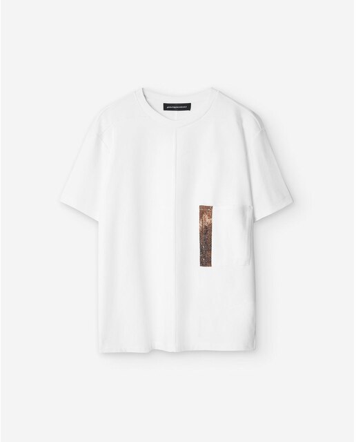 T-shirt Oversize de Manga Curta - Branco