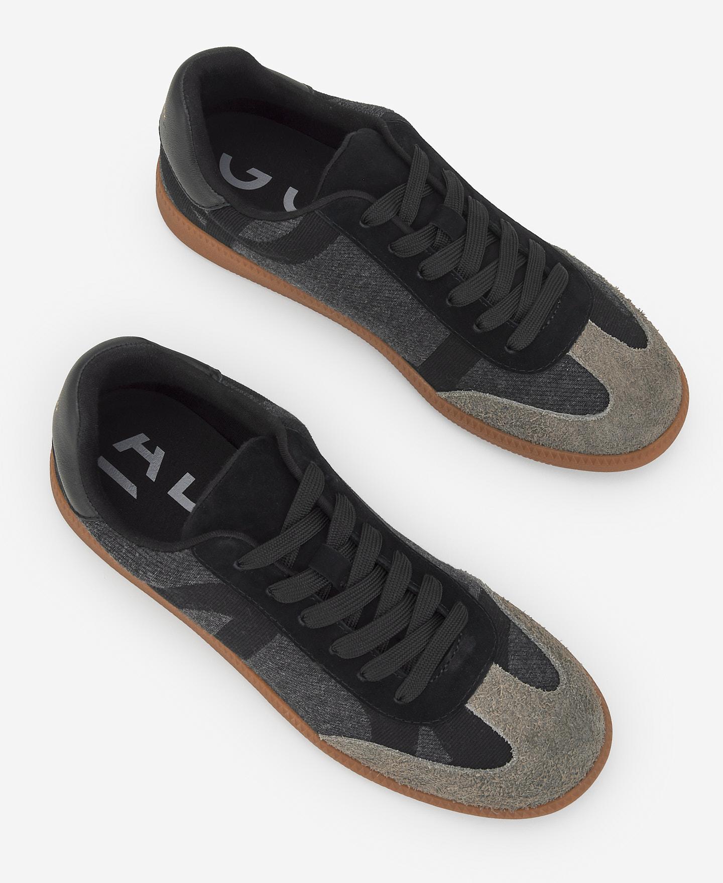 Sapatilhas Desportivas Estampadas - Preto Preto-2
