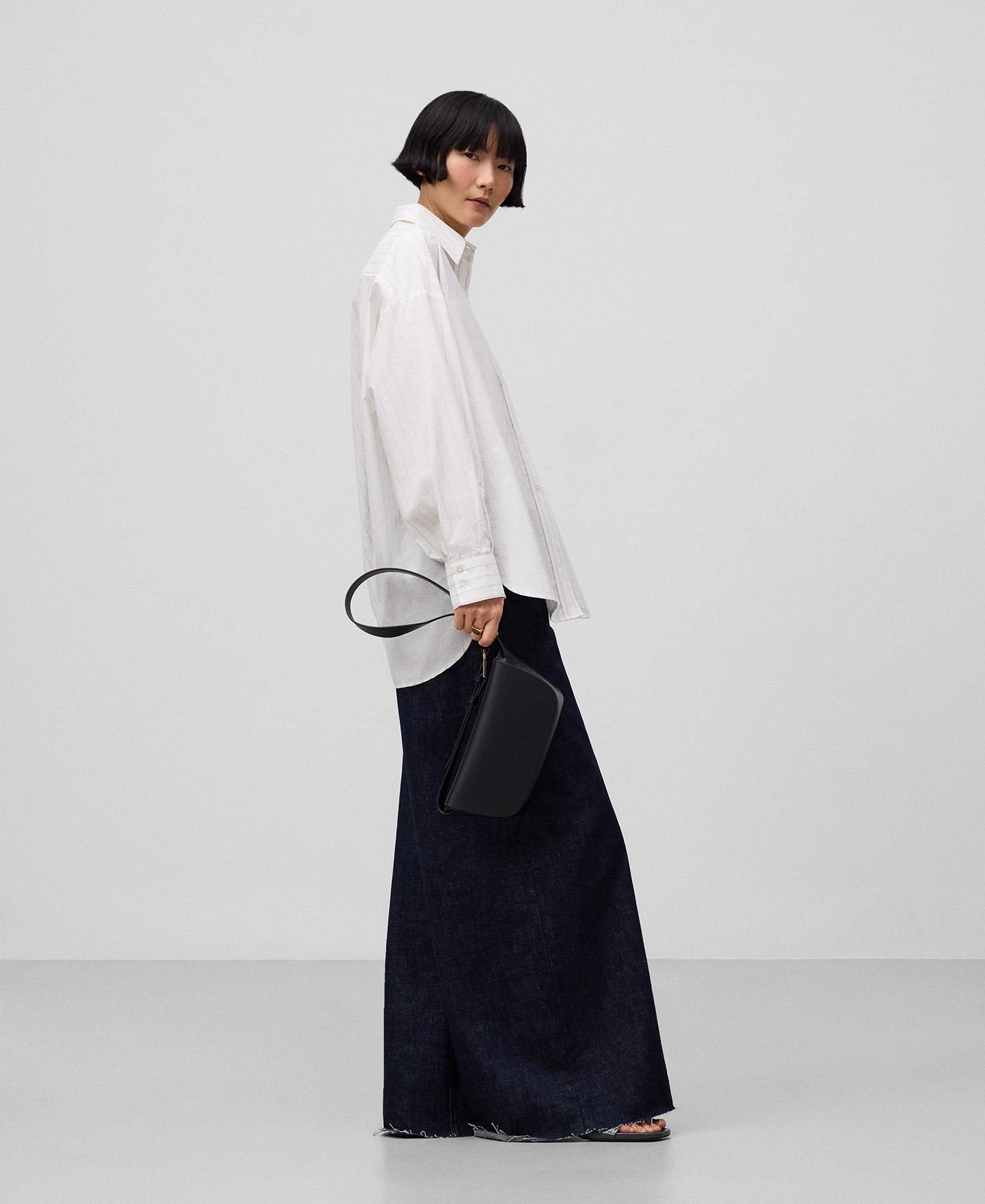 Bolsa de Cintura com Fecho de Aba e Alça Ajustável Preto-6