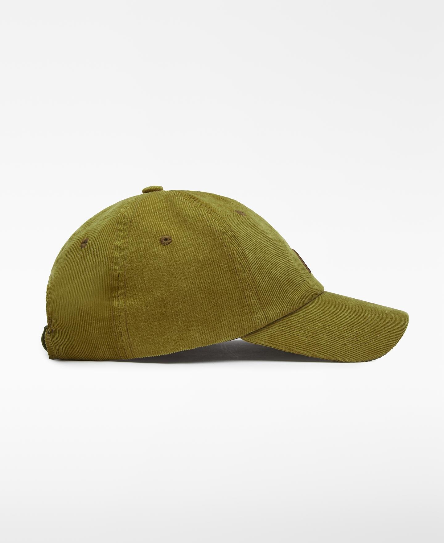Boné de Bombazina com Logo Bordado Verde Azeitona-2