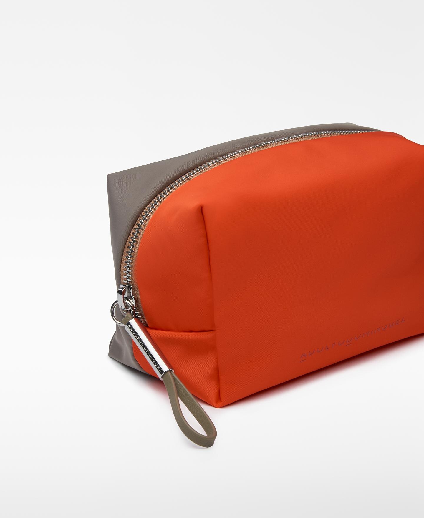 Necessaire Retangular Grande Laranja-2