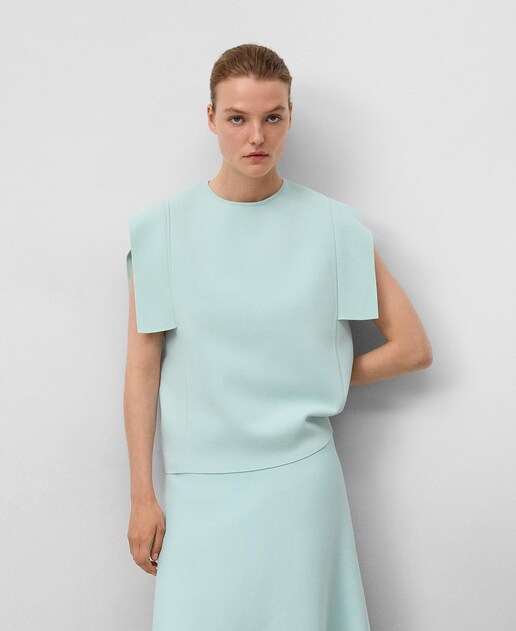 Imagem 0 de Camisola de Malha com Peças Laterais