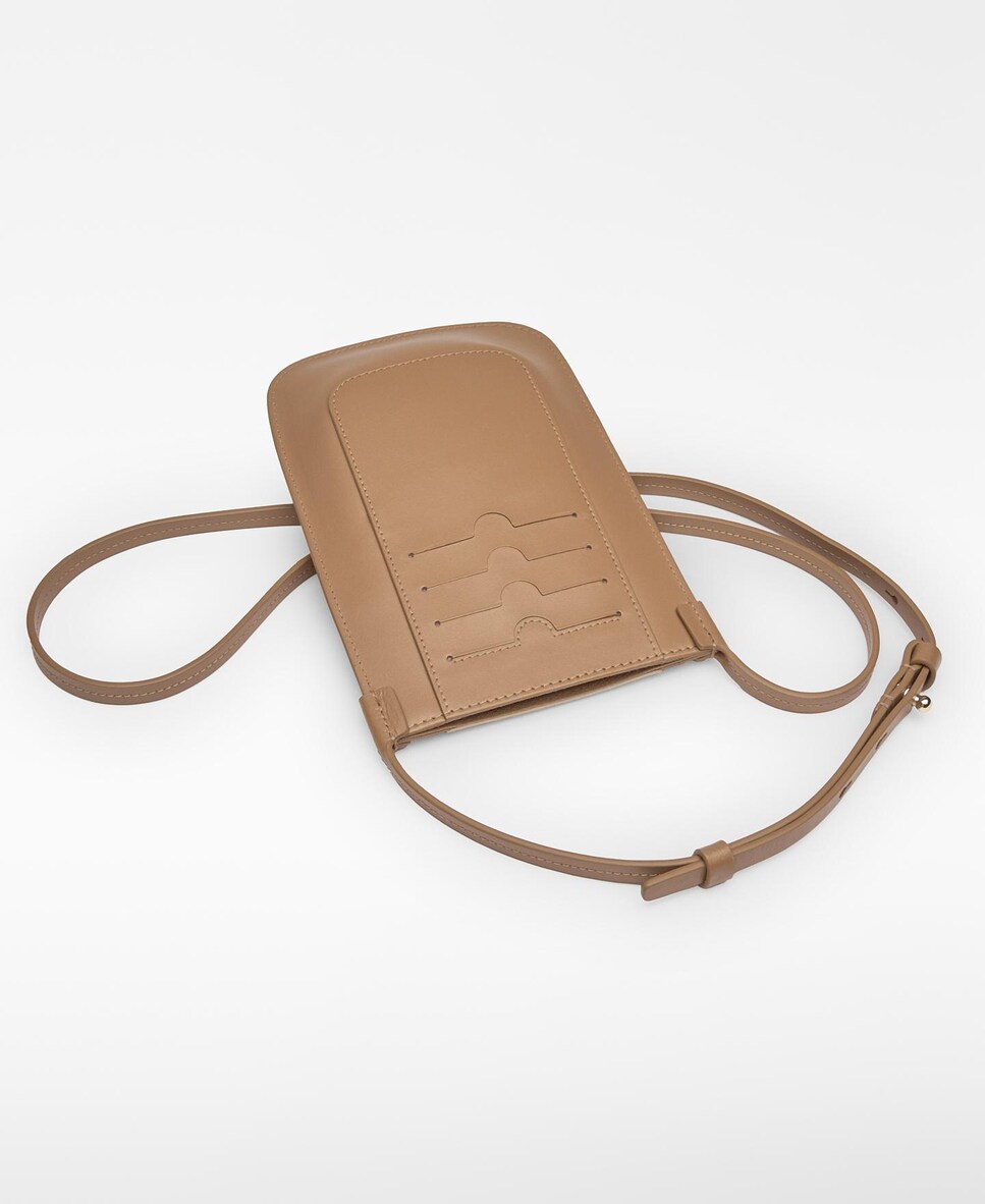 Porta-telemóvel Dorna em Camurça Camel-2