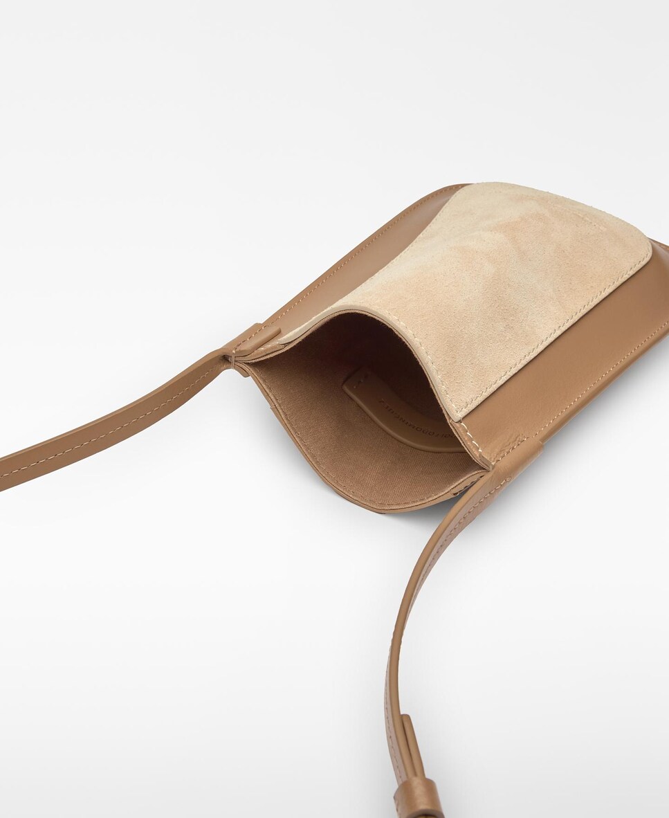 Porta-telemóvel Dorna em Camurça Camel-3