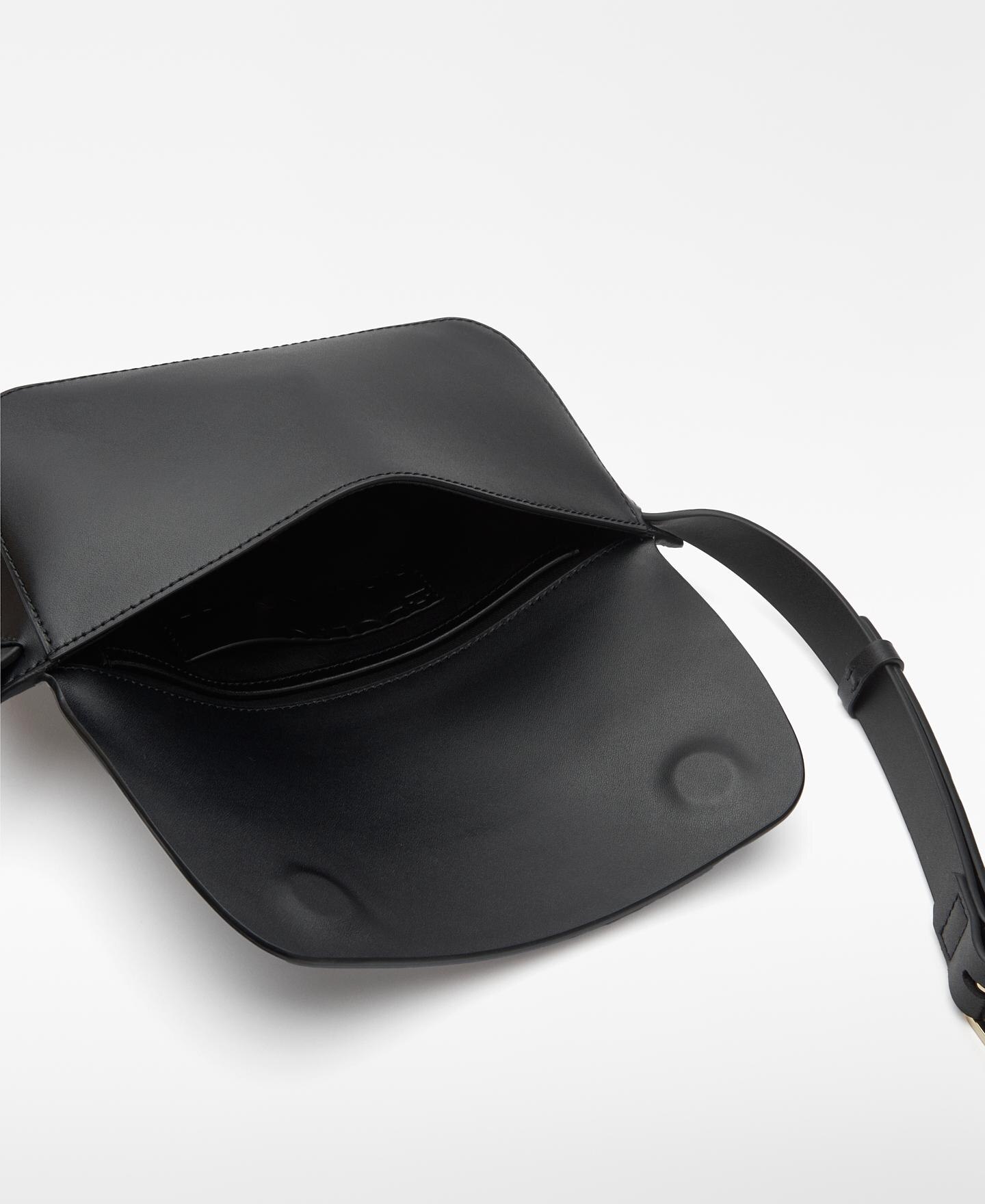 Bolsa de Cintura de Pele Dorna Preto-3