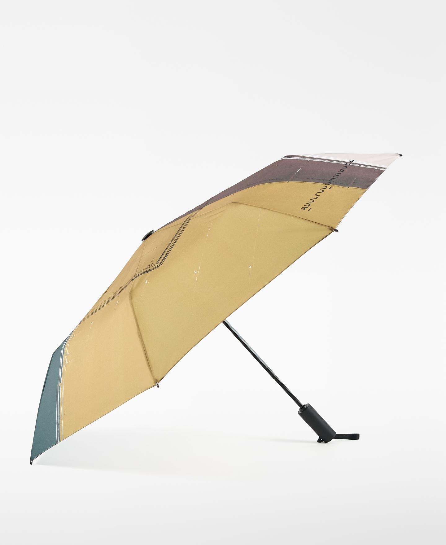 Guarda-chuva Plegável Automático Bege-1
