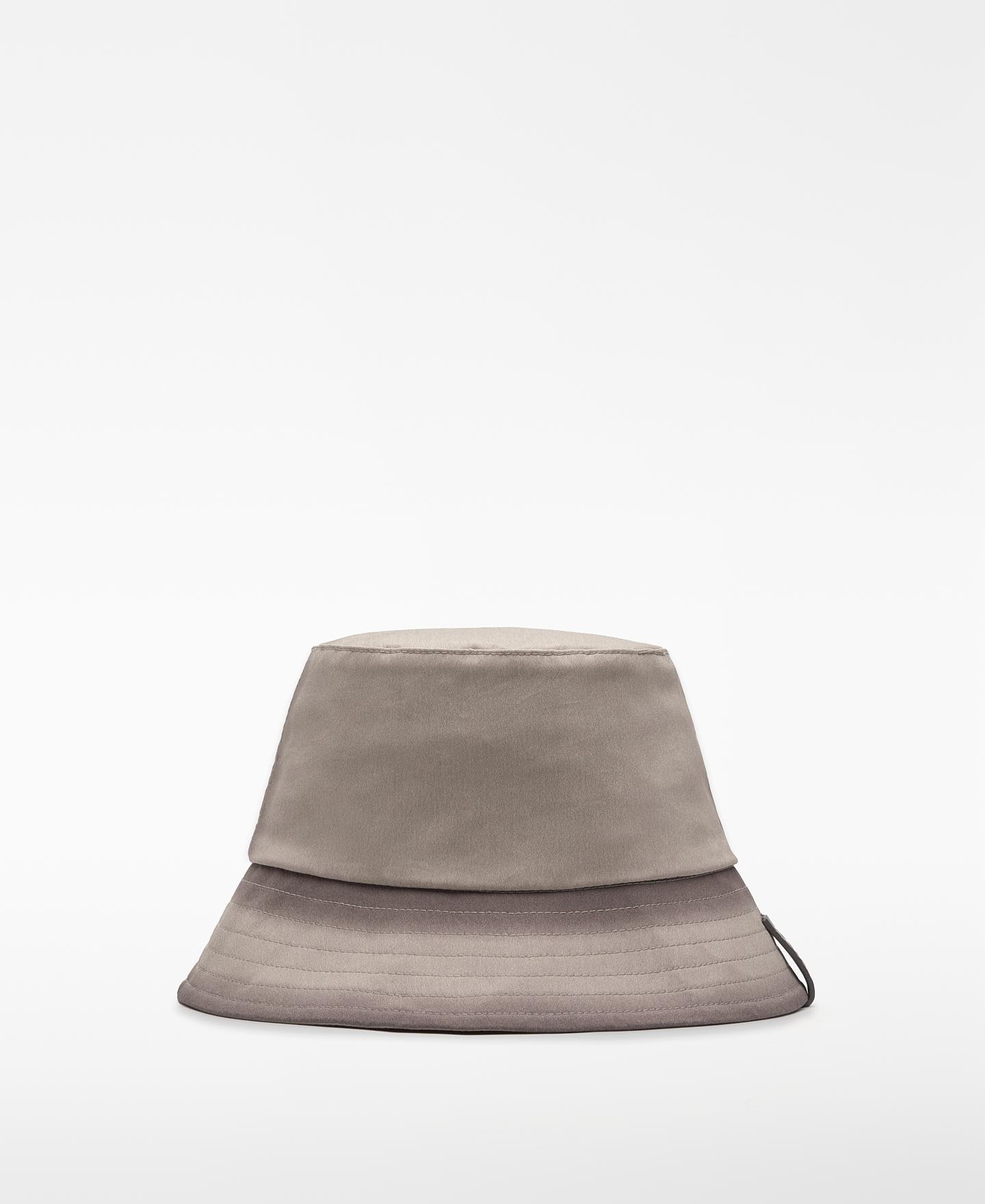 Chapéu Tipo Bucket Efeito Envelhecido Cinzento-escuro-1