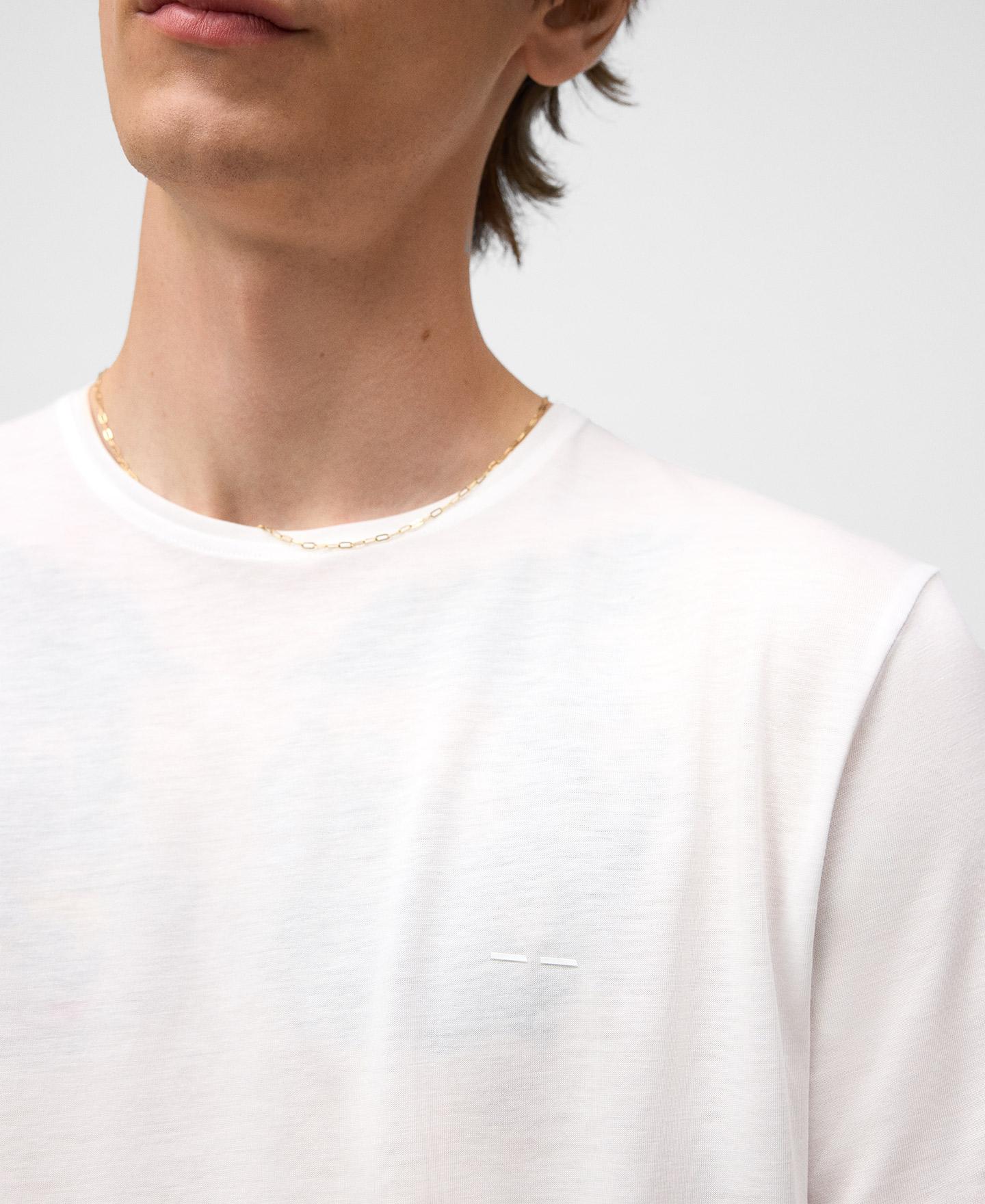 T-shirt Regular Fit de Manga Curta Branco-1