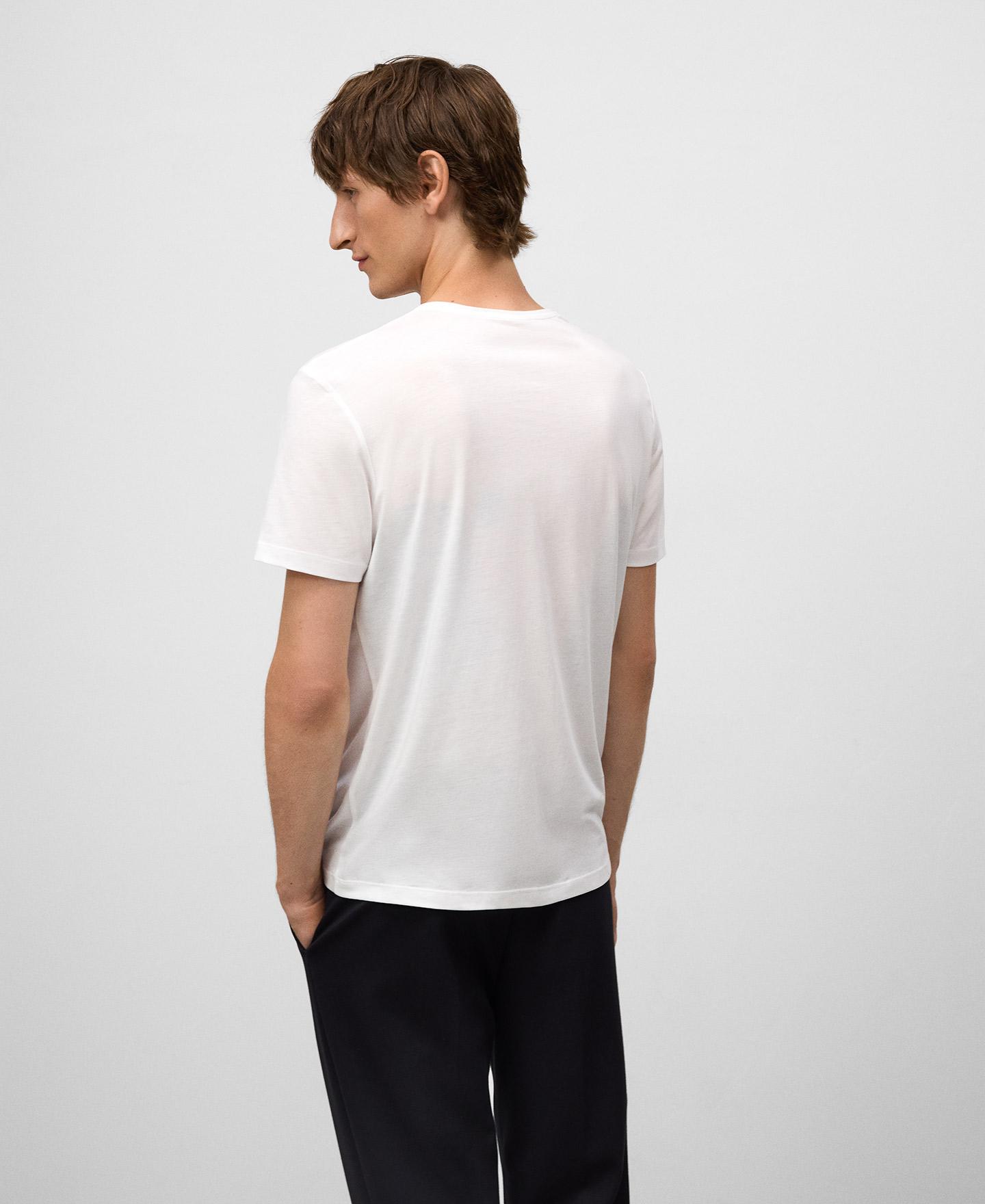 T-shirt Regular Fit de Manga Curta Branco-2