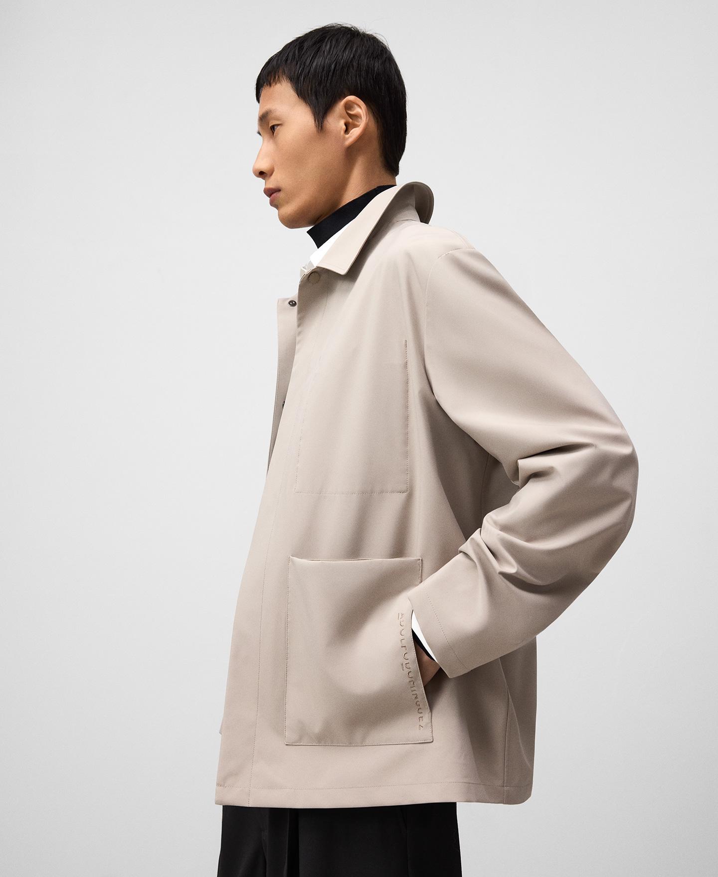 Imagem 0 de Casaco Técnico com Gola de Lapela