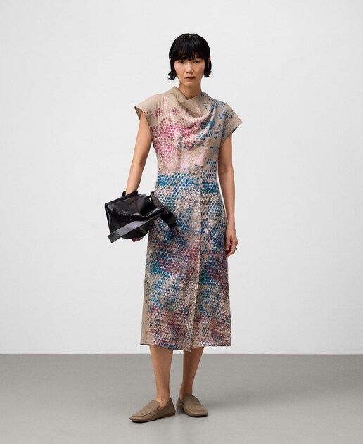 Imagem 0 de Vestido Midi com Estampado de Rami