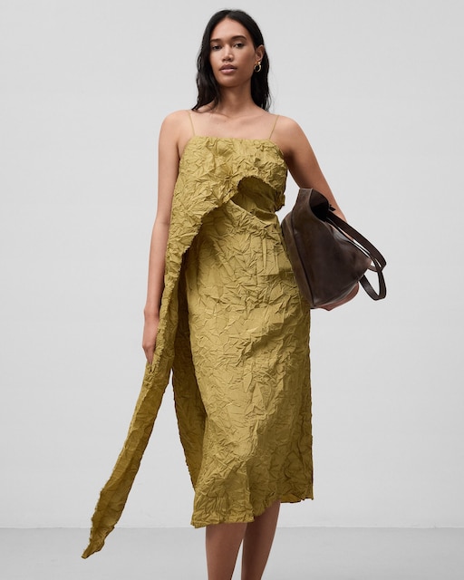 Imagem 0 de Vestido Assimétrico de Alças