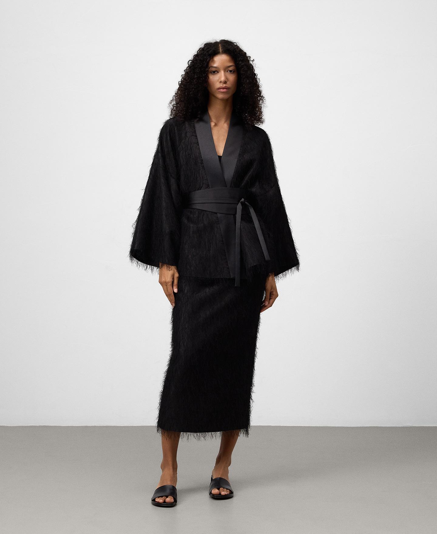 Imagem 0 de Saia Lápis com Franjas