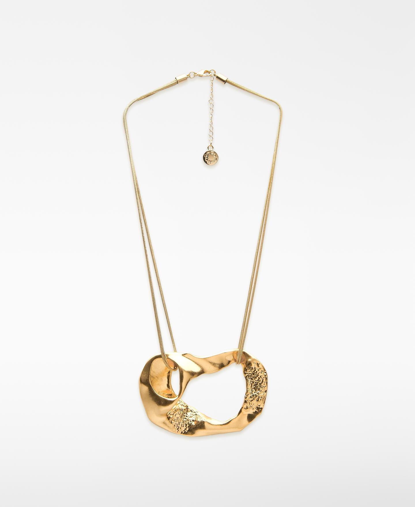 Imagem 0 de Colar de Peça com Textura Martelada